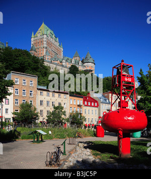 Kanada Québec Quebec Stadt Boulevard Champlain Chateau Frontenac Stockfoto