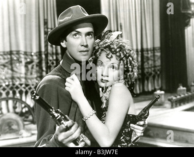 DESTRY RIDES AGAIN Film mit James Stewart und Marlene Dietrich Stockfoto