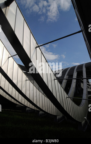 Das Zentrum Paul Klee, ein Museum und ein architektonisches Wahrzeichen in Bern, die Hauptstadt der Schweiz. Stockfoto