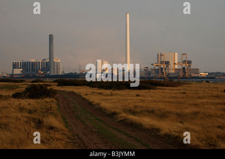 Asnaes Kraftwerk in Kalundborg, Dänemark Stockfoto