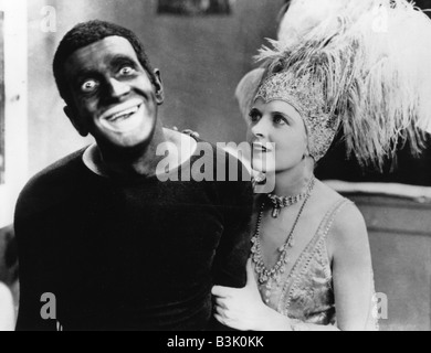 DER JAZZ SINGER 1927 Warner-Film mit Al Jolson und möglicherweise McAvoy. Dies war der erste Tonfilm. Stockfoto