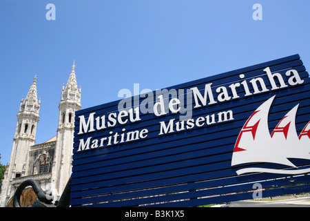 Museu de Marinha oder Maritime Museum, Stadtteil Belem, Lissabon, Portugal. Stockfoto