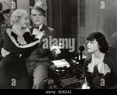 JIMMY THE GENT 1934 Warner-Film mit James Cagney und Bette Davis auf der linken Seite Stockfoto