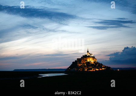 Juli 2008 - Mont St Michel Normandie Frankreich Stockfoto