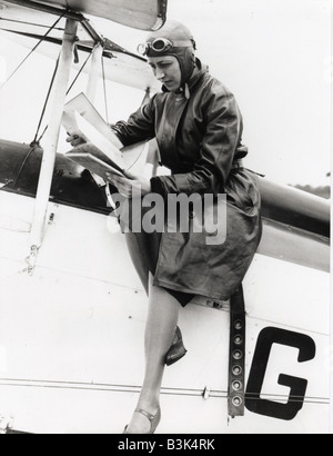 AMY JOHNSON englischer Flugpionier 1903 bis 1941 Stockfoto