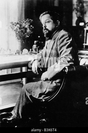 CLAUDE ACHILLE DEBUSSY französischen Komponisten 1862 bis 1918 Stockfoto