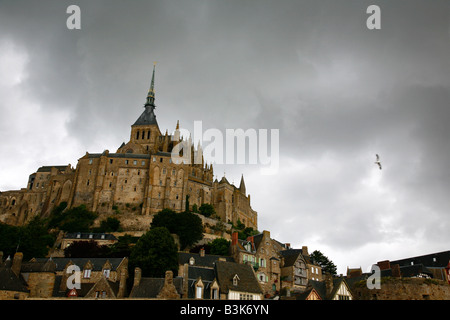 Juli 2008 - Mont St Michel Normandie Frankreich Stockfoto