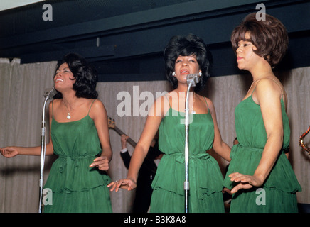 SUPREMES uns-Vokalgruppe im Jahr 1963 von links: Diana Ross, Mary Wilson und Florence Ballard. Foto Tony Gale Stockfoto