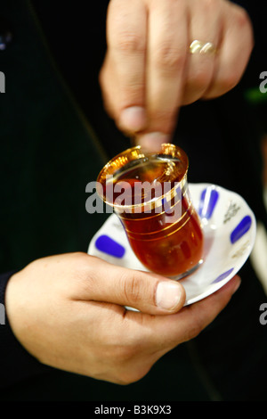 Mai 2008 - türkischer Tee Istanbul Türkei Stockfoto