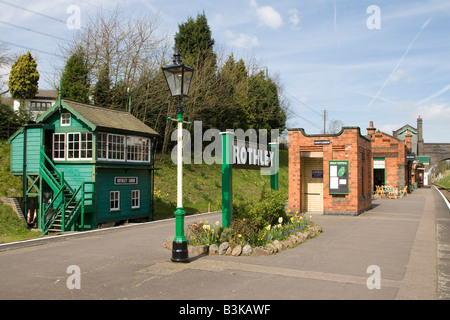 Rothley Station auf der erhaltenen Great Central Railway Linie Leicestershire Stockfoto