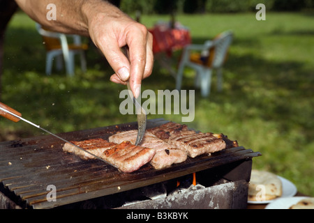 Cevap oder Cevapcici ist leckeres Gegrilltes bosnischen Gericht Stockfoto