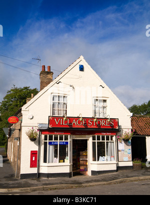 Ländliche British Post Office und der Dorfladen, Lincolnshire, England, Großbritannien Stockfoto