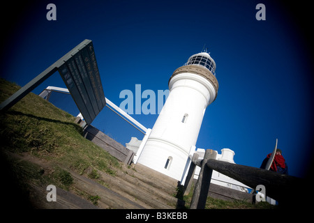 Malerische Cliff Walk und Leuchtturm, Byron Bay, Cape Byron, New South Wales, Australien Stockfoto