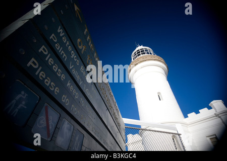 Malerische Cliff Walk und Leuchtturm, Byron Bay, Cape Byron, New South Wales, Australien Stockfoto