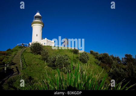 Malerische Cliff Walk und Leuchtturm, Byron Bay, Cape Byron, New South Wales, Australien Stockfoto