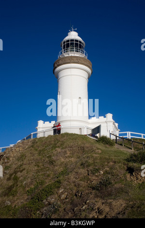 Malerische Cliff Walk und Leuchtturm, Byron Bay, Cape Byron, New South Wales, Australien Stockfoto