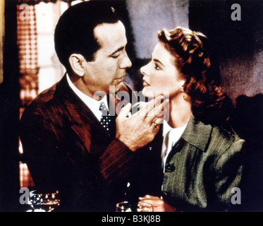 CASABLANCA 1942 Warner Film mit Ingrid Bergman und Humphrey Bogart Stockfoto