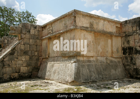 Die Plattform der Venus, archäologische Stätte Chichen Itza, Chichen Itza, Yucatan, Mexiko Stockfoto