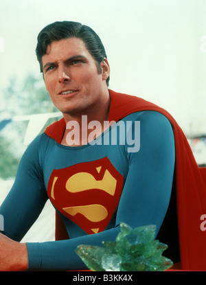 SUPERMAN 1978 Warner Film mit Christopher Reeve Stockfoto