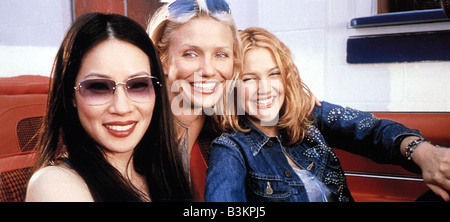 CHARLIES ANGELS 2000 Columbia/Flower Films Produktion mit von links Lucy Liu, Cameron Diaz und Drew Barrymore Stockfoto