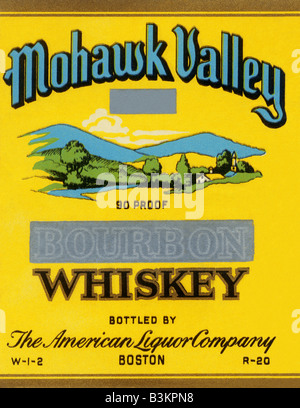 Mohawk Valley Bourbon Whiskey Stockfoto