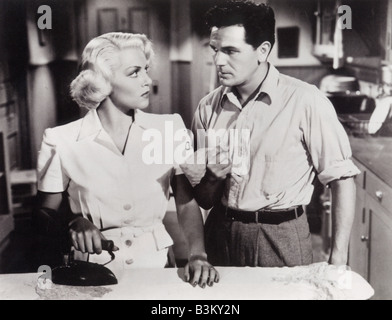 DER Briefträger immer Ringe zweimal 1946 MGM-Film mit Lana Turner und John Garfield Stockfoto