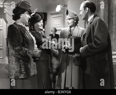 KURZE Begegnung 1946 Cineguild Film mit Trevor Howard und Celia Johnson auf der rechten Seite Stockfoto