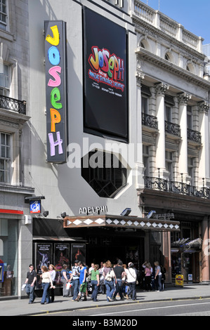 Adelphi Theatre Strang London zeigt Joseph Stockfoto