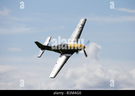 P - 51D Mustang, Unternehmen Airshow, Northamptonshire, England, UK 2008 Stockfoto