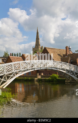 Chinesisch-Brücke, Fluss Ouse Godmanchester, Cambridgeshire, England Stockfoto