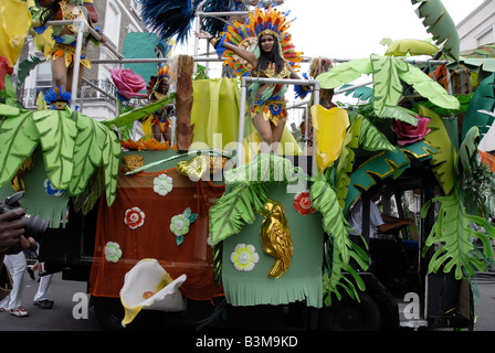 Darsteller in Notting Hill Karneval 2008 Stockfoto