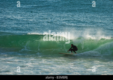 Surfer, Praia de Mareta Stockfoto