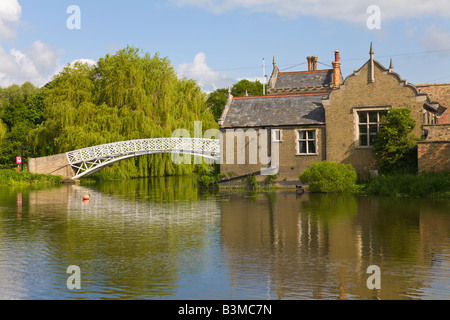 Chinesisch-Brücke, Fluss Ouse Godmanchester, Cambridgeshire, England Stockfoto