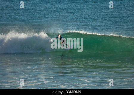 Surfer, Praia de Mareta Stockfoto