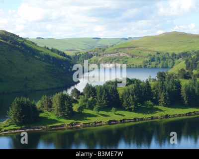 Llyn Clywedog Resevoir, Mid Wales, Großbritannien Stockfoto