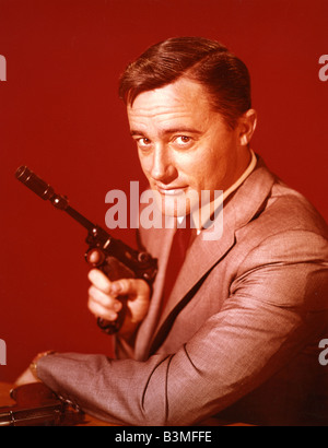 DER Mann aus Onkel US-Fernsehserie mit Robert Vaughan Stockfoto