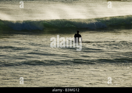 Surfer, Praia de Mareta Stockfoto