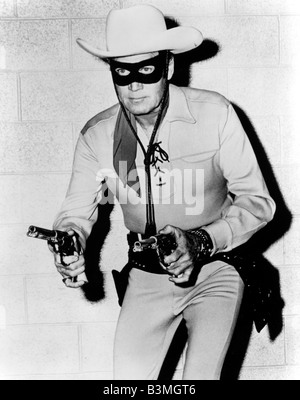 DER LONE RANGER US-Fernsehserie 1949 bis 1957 mit Clayton Moore Stockfoto