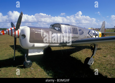 Deutscher Zweiter Weltkrieg Messerschmitt Bf 109 Kämpfer-Flugzeug Stockfoto