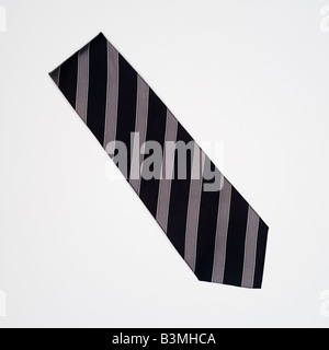 Gestreifte Krawatte, erhöhten Blick Stockfoto
