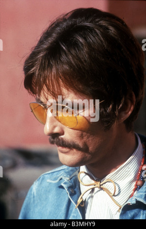 FLOWER-POWER-Stil auf einer Versammlung in San Francisco im Jahre 1967 Stockfoto