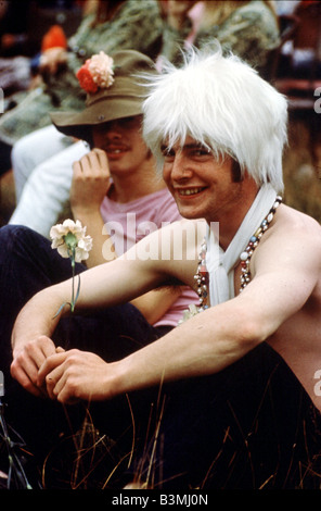 FLOWER-POWER-treffen in San Francisco 1967 Stockfoto