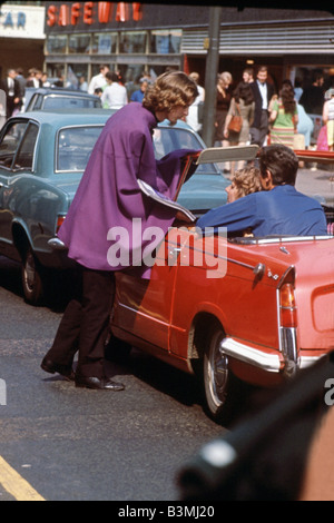 SWINGING LONDON entlang der Kings Road, Chelsea, 1965 Stockfoto