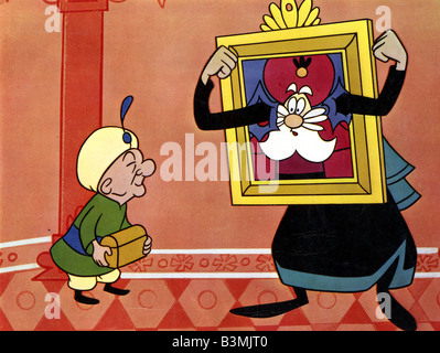 1001 ARABIAN NIGHTS 1959 UPA cartoon mit Abdul Aziz Magoo auf der linken Seite Stockfoto