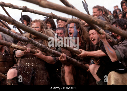 BRAVEHEART 1995 TCF Film mit Mel Gibson Stockfoto