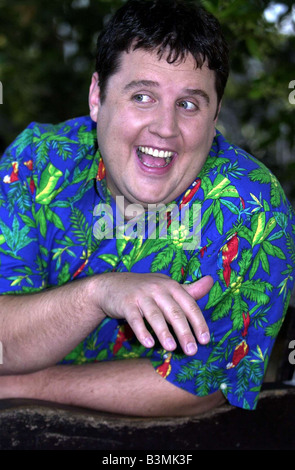 Komiker Peter Kay abgebildet in London Juli 2002 Mirrorpix Stockfoto