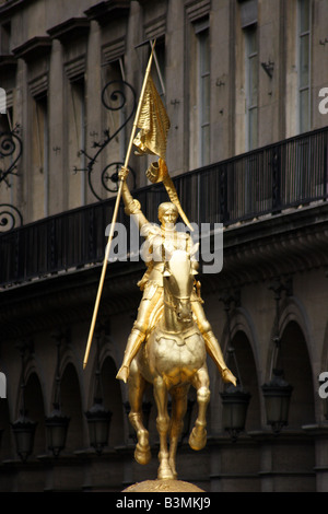Frankreich Paris Statue von Jeanne d ' Arc in Paris Stockfoto