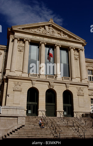 Frankreich-Cote d Azur Nice Palais de Justice in Nizza Stockfoto