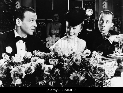 BLUE SKIES 1946 Paramount Film mit von l Fred Astaire, Joan Caulfield und Bing Crosby Stockfoto