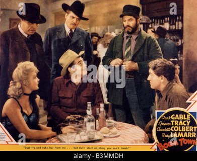 BOOM TOWN 1940 MGM Film mit Clark Gable in braun stetson Stockfoto